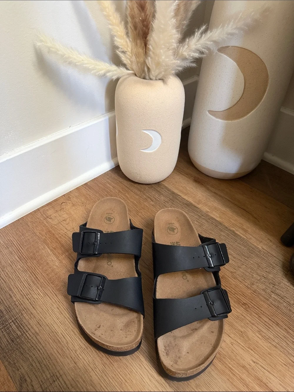 Birkenstock Papillio Black Buckle Sandals